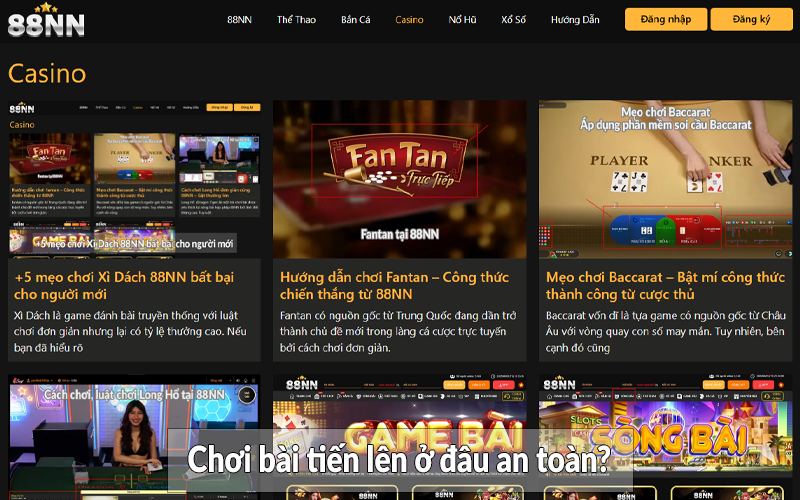 Chơi bài tiến lên ở đâu an toàn Chơi bài tiến lên ở đâu an toàn