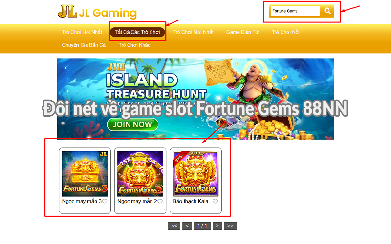 Đôi nét về game slot Fortune Gems 88NN
