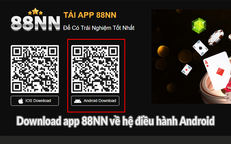 Download app 88NN về hệ điều hành Android