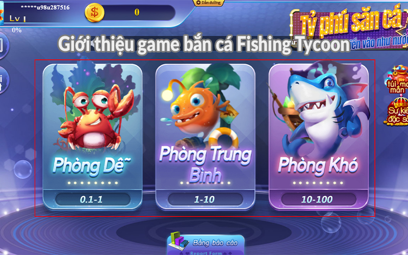 Giới thiệu game bắn cá Fishing Tycoon