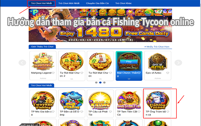 Hướng dẫn tham gia bắn cá Fishing Tycoon online Hướng dẫn tham gia bắn cá Fishing Tycoon online